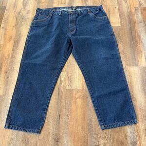 KEY FRC Flame Resistant Jeans 48x30 Workwear Denim Blue Utility Pants Relaxed